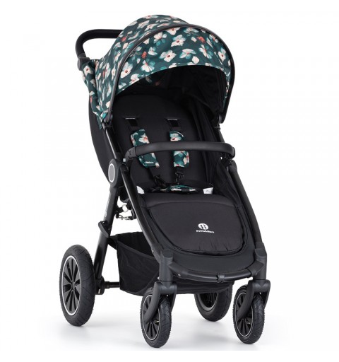 Petite&Mars Street2 Air Black - wózek spacerowy do 22kg | Flowers